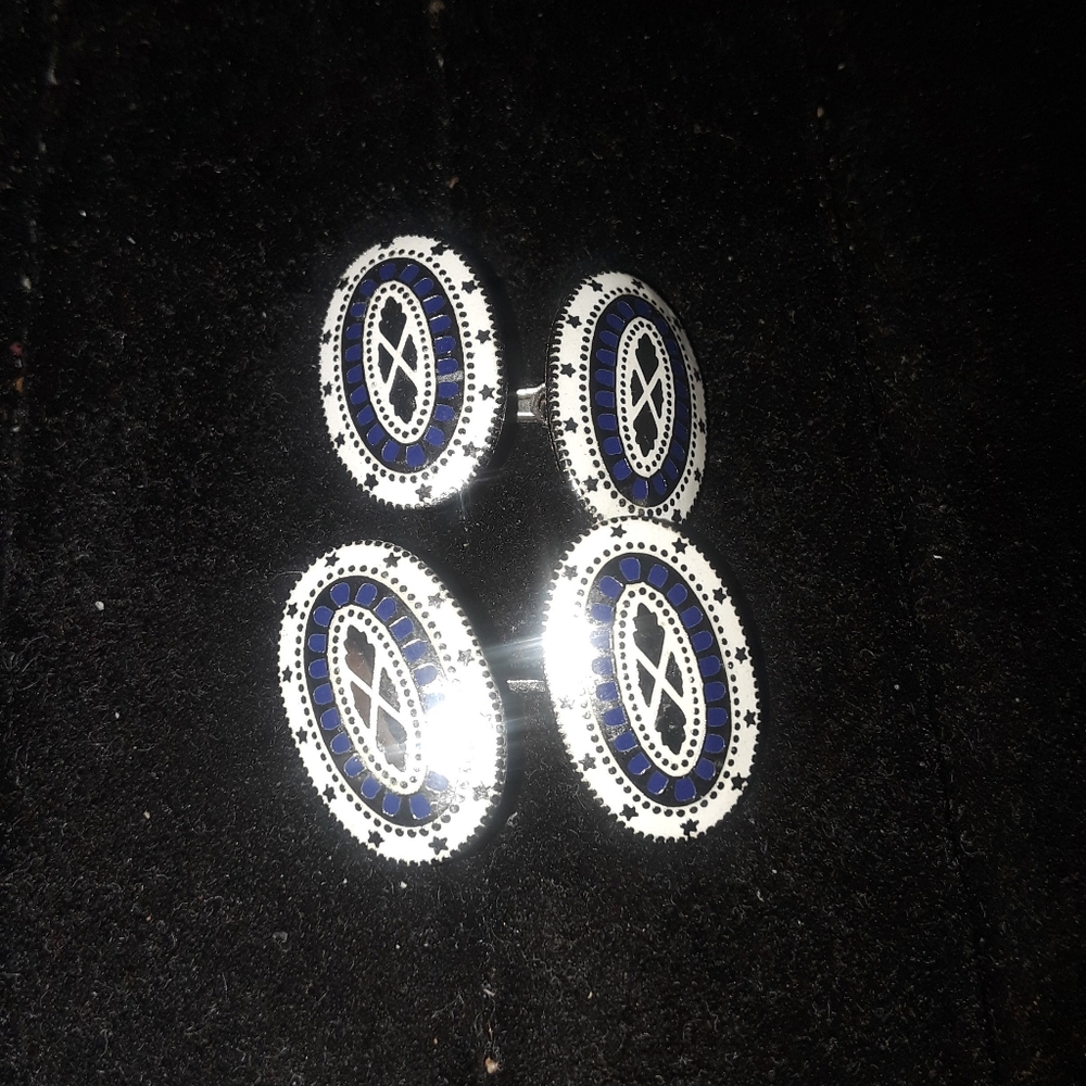Enameled Sterling Silver